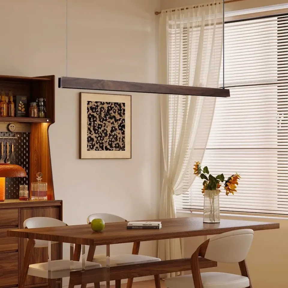 IMMAX NEO MADEIRA SMART lineár osvětlení, dřevo ořech, 122cm, Wi-Fi, TUYA