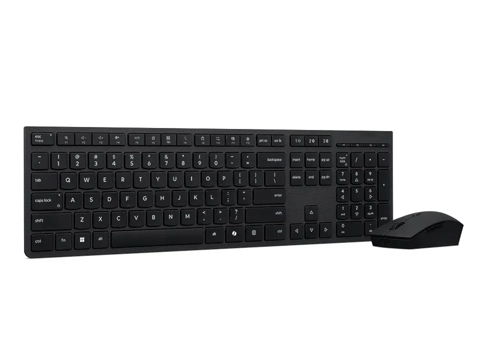 LENOVO klávesnice a myš bezdrátová Professional Wireless Rechargeable Keyboard and Mouse Combo AI - CZ/SK