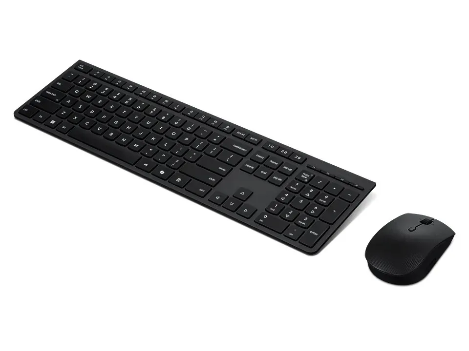 LENOVO klávesnice a myš bezdrátová Professional Wireless Rechargeable Keyboard and Mouse Combo AI - CZ/SK