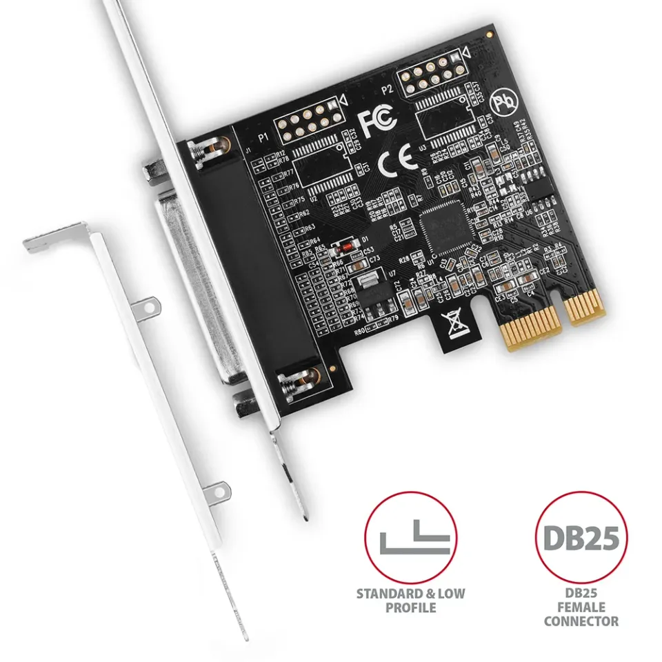 AXAGON PCEA-P1N, PCIe řadič - 1x paralelní (LPT) včetně LP