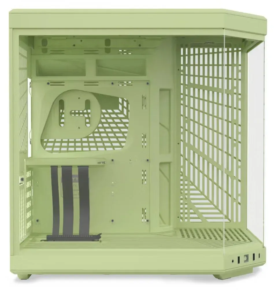 HYTE skříň Y70 Matcha Milk / levé a přední sklo / Riser PCIe 4.0 / bez zdroje / 1x USB-C / 2x USB-A
