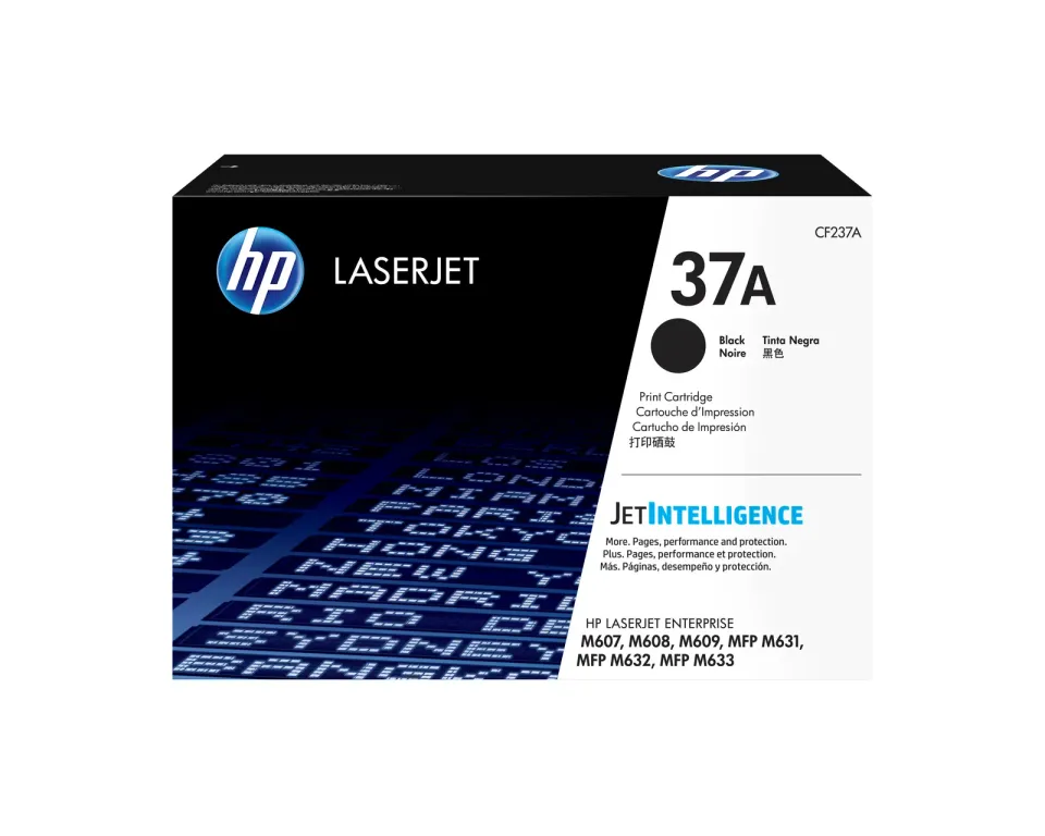 HP CF237A originální černý toner č.37A cca 11000str. (pro LJ M631, M632, M607, M608, M609)