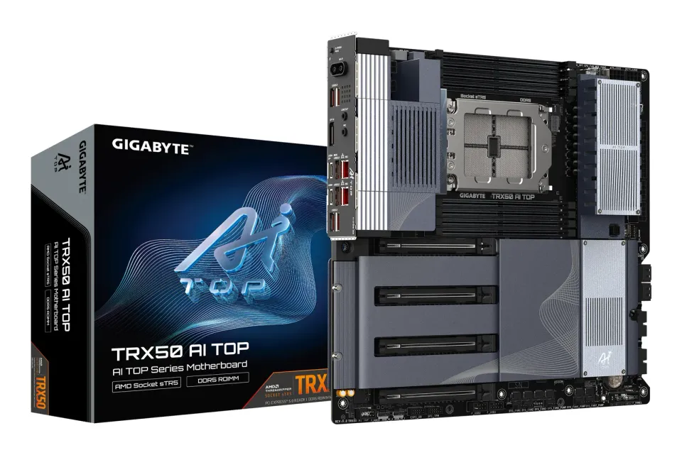 GIGABYTE MB Sc sTR5 TRX50 AI TOP-2B, AMD TRX50, 8xDDR5, WiFi, E-ATX
