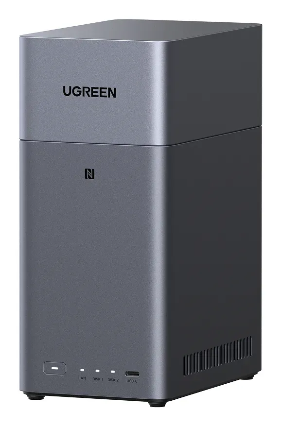 UGREEN NASync DH2300 (2x4C/RockchipA76+A55/2,2GHz/4GBRAM/2xSATA/1xGbE/2xUSB3.2/1xUSB-C/HDMI)