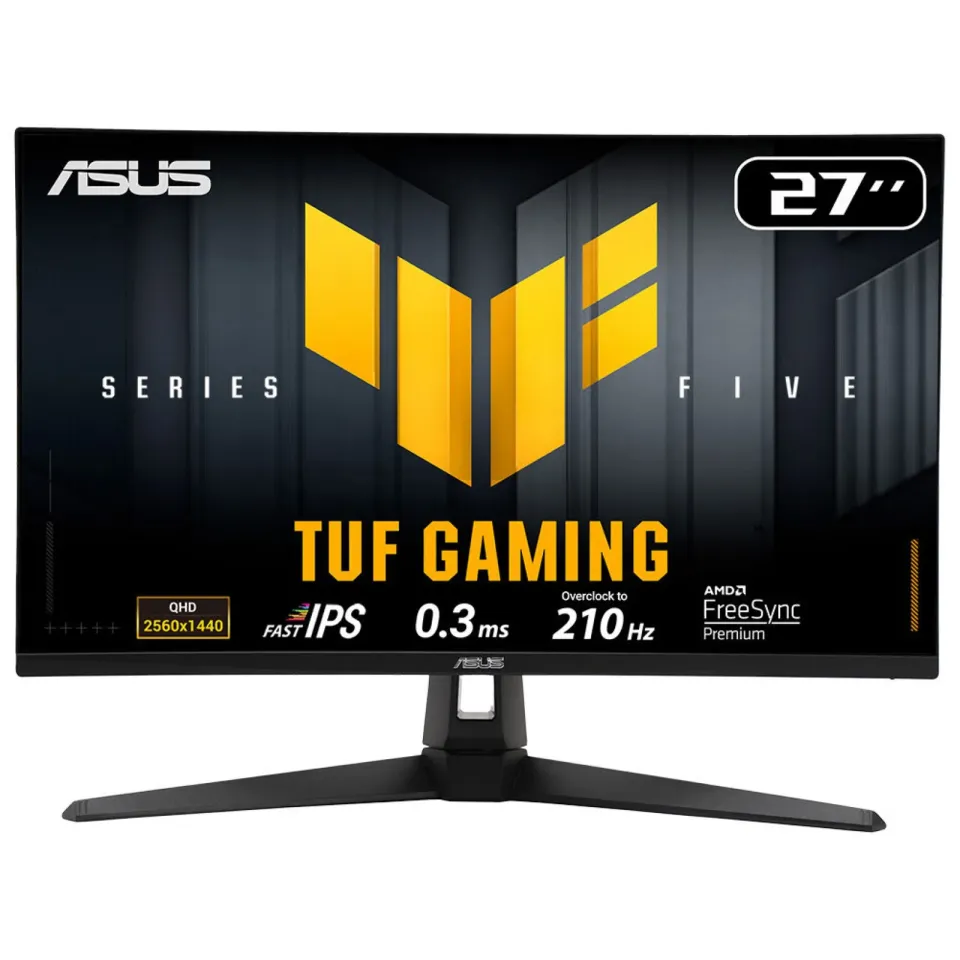 ASUS LCD TUF Gaming VG27AQ5A, 27" 2560x1440 IPS 300cd 0,03ms 210Hz USB-C DP HDMI 5kg