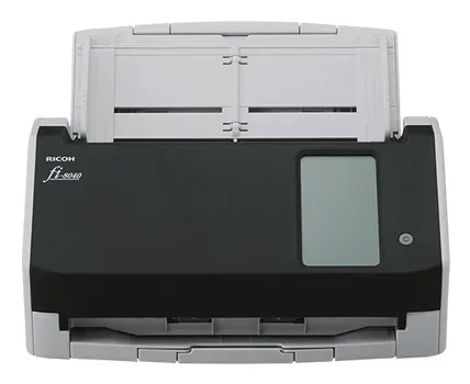RICOH skener Fi-8040 A4, průchodový, 40ppm, 600dpi, LAN RJ45-1000, USB 3.2,ADF 50listů, 6000listů za den