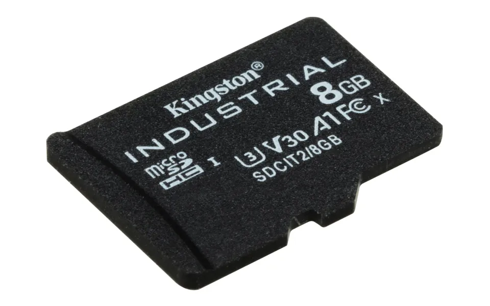 KINGSTON 8GB microSDHC Industrial C10 A1 pSLC Card Single Pack w/o Adapter