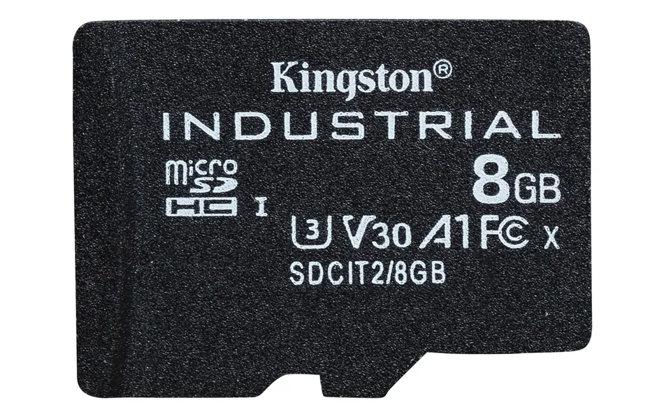 KINGSTON 8GB microSDHC Industrial C10 A1 pSLC Card Single Pack w/o Adapter