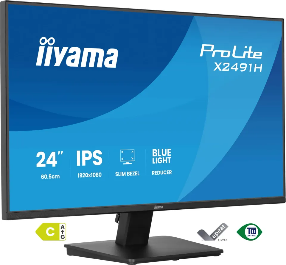 iiyama ProLite/X2491H-B1/23,8"/IPS/FHD/120Hz/1ms/Černá/3R