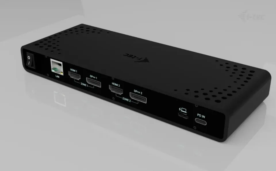I-tec Universal Dual 4K Display Docking Station, Power Delivery 85W + i-tec USB-
