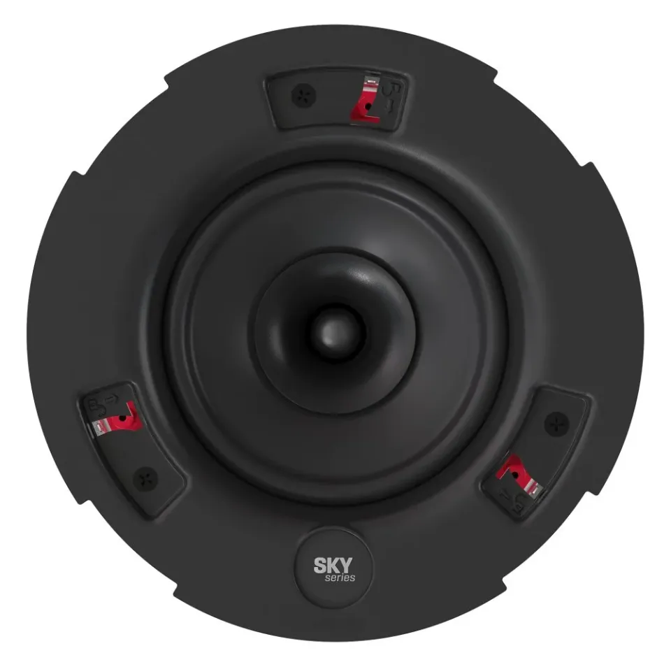 Fonestar Vestavný bezrámový reproduktor 12 W/8ohm, 5", 55 Hz–20 kHz, otvor 180 mm, hl 30 mm, ABS, bílý