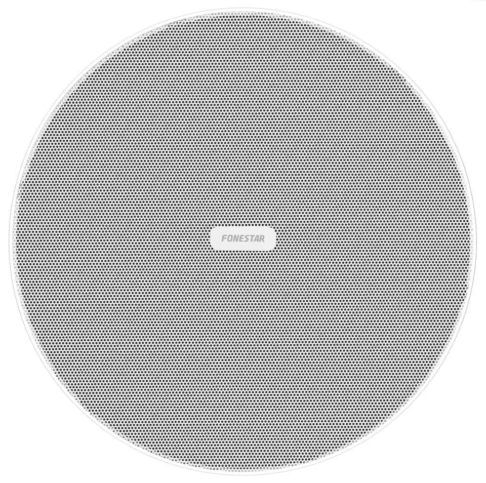 Fonestar Vestavný bezrámový reproduktor 12 W/8ohm, 5", 55 Hz–20 kHz, otvor 180 mm, hl 30 mm, ABS, bílý