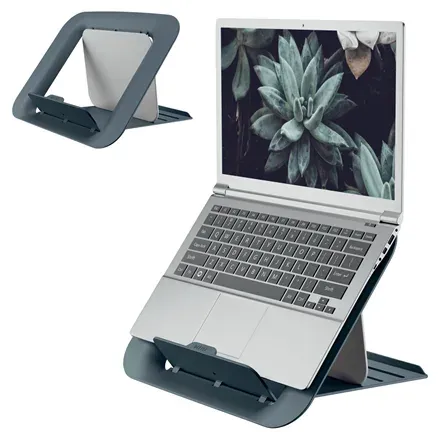 LEITZ Nastavitelný stojan pod notebook ERGO Cosy, sametově šedá