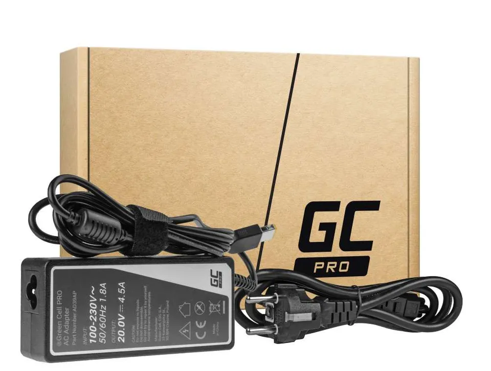 Green Cell PRO Charger / AC Adapter 20V 4.5A 90W for Lenovo G500 G500s G510 Z51-