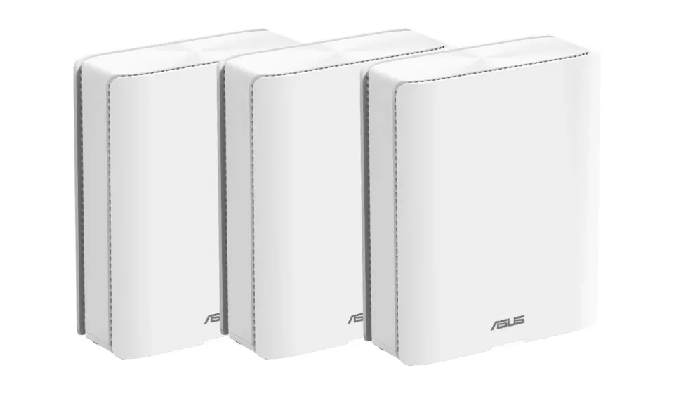 ASUS ZenWifi BQ16 3-pack, WiFi7 Extendable Router, AiMesh, 2x WAN/LAN, 3x LAN, 1x USB 3.0