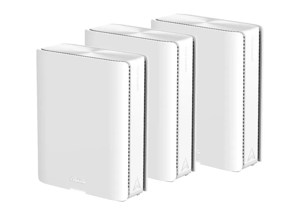 ASUS ZenWifi BQ16 3-pack, WiFi7 Extendable Router, AiMesh, 2x WAN/LAN, 3x LAN, 1x USB 3.0