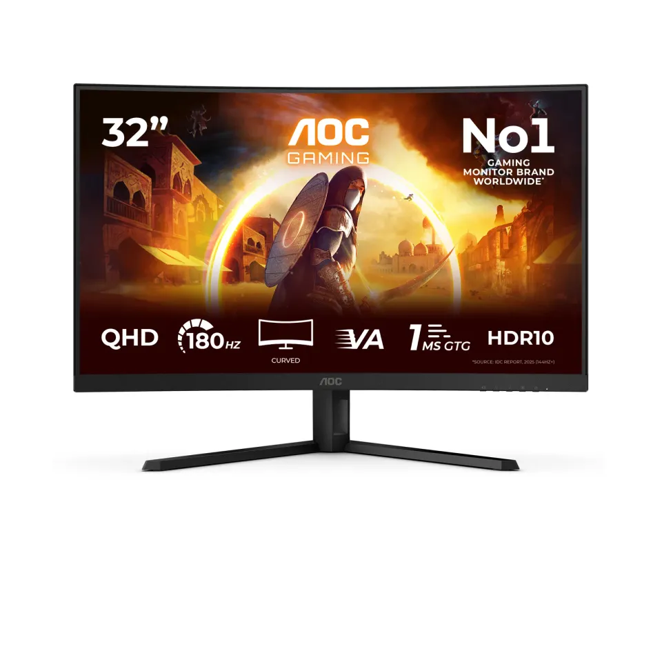 AOC Gaming/CQ32G4VE/31,5"/VA/QHD/180Hz/1ms/Black/3R