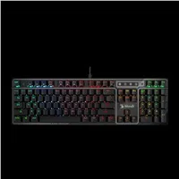 A4tech Bloody Klávesnice B750N, herní klávesnice, mechanická, drátová, Green Switch, CZ/SK, Černá