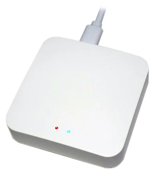 XTENDLAN THL03 Tuya chytrý set brána Zigbee + 2x termostatická hlavice displej nahoře