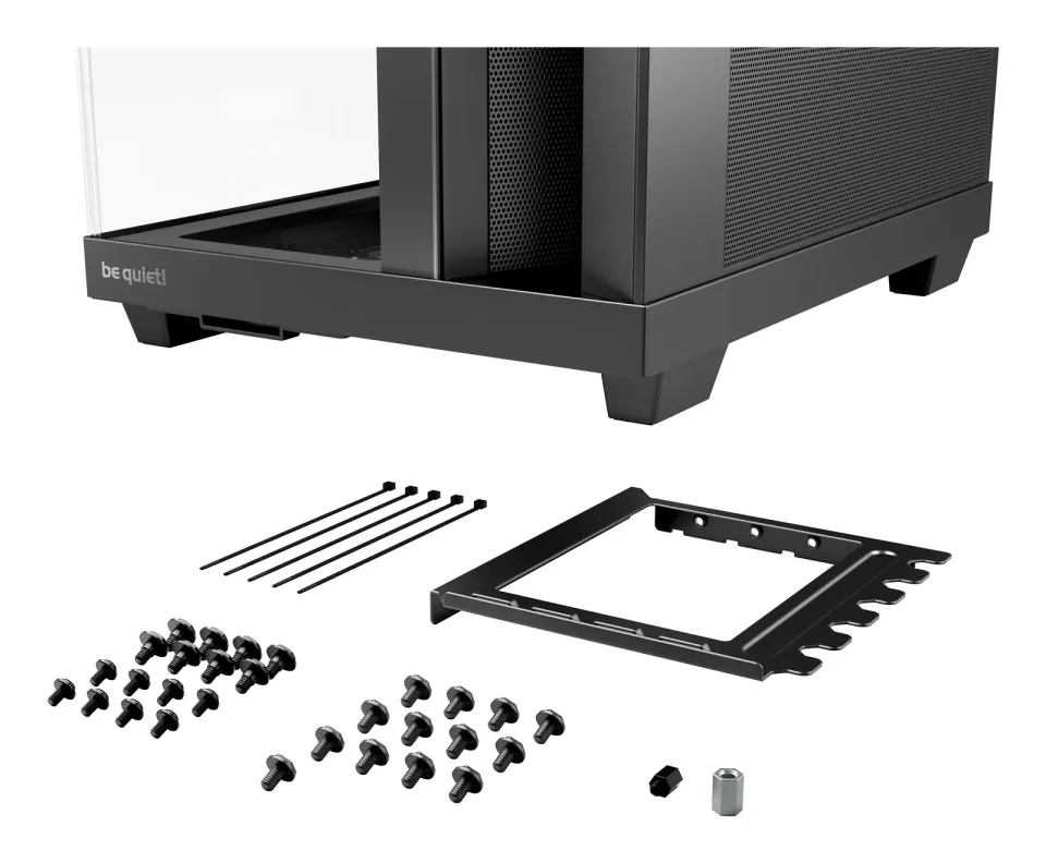 Be quiet! skříň LIGHT BASE 500 LX / MidT / 4x120mm ARGB fans / 2 x USB 3.2 / USB-C / panoramatická / černá