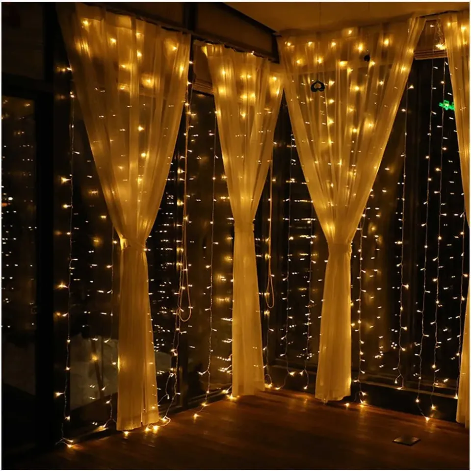 COLORWAY LED girlanda/ vnitřní / 300 LED / délka 3 x 3m / teplá bílá/ AC 220V