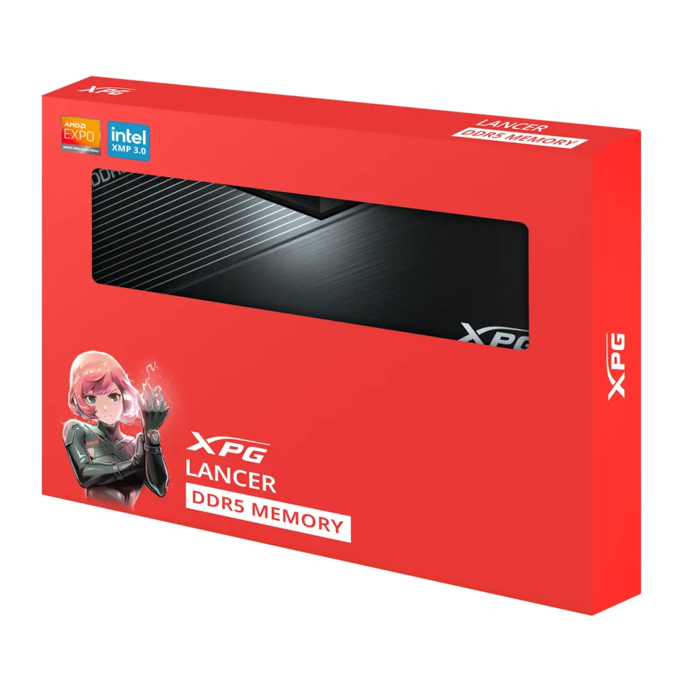 Adata Lancer BLADE/DDR5/32GB/6000MHz/CL48/2x16GB/Black