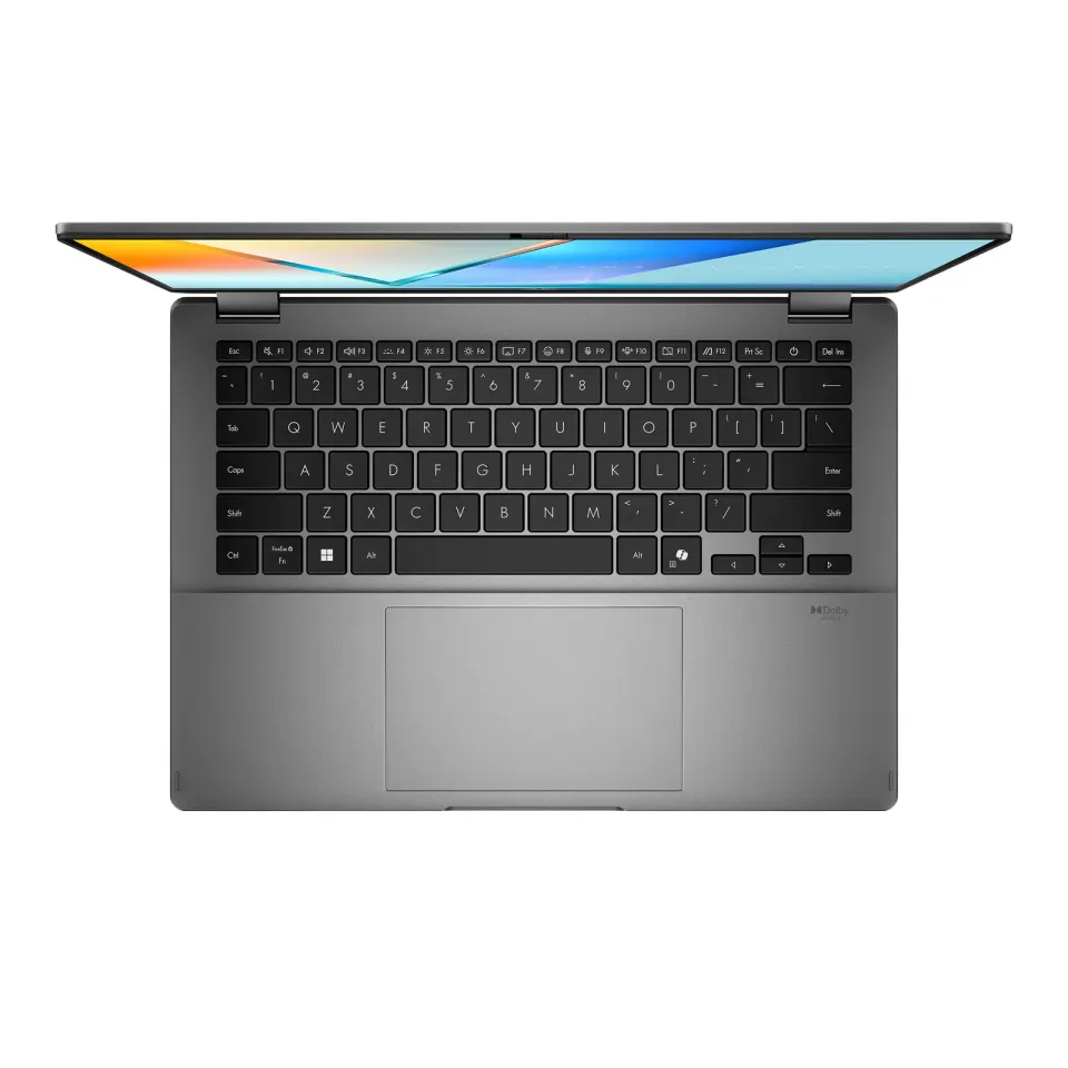 ASUS NTB Vivobook 14 Flip (TP3407SA-OLED548WZ), Ultra 5 226V, 14" 1920 x 1200, 16GB, 512GB SSD, IntelArc, W11 Home, Gray