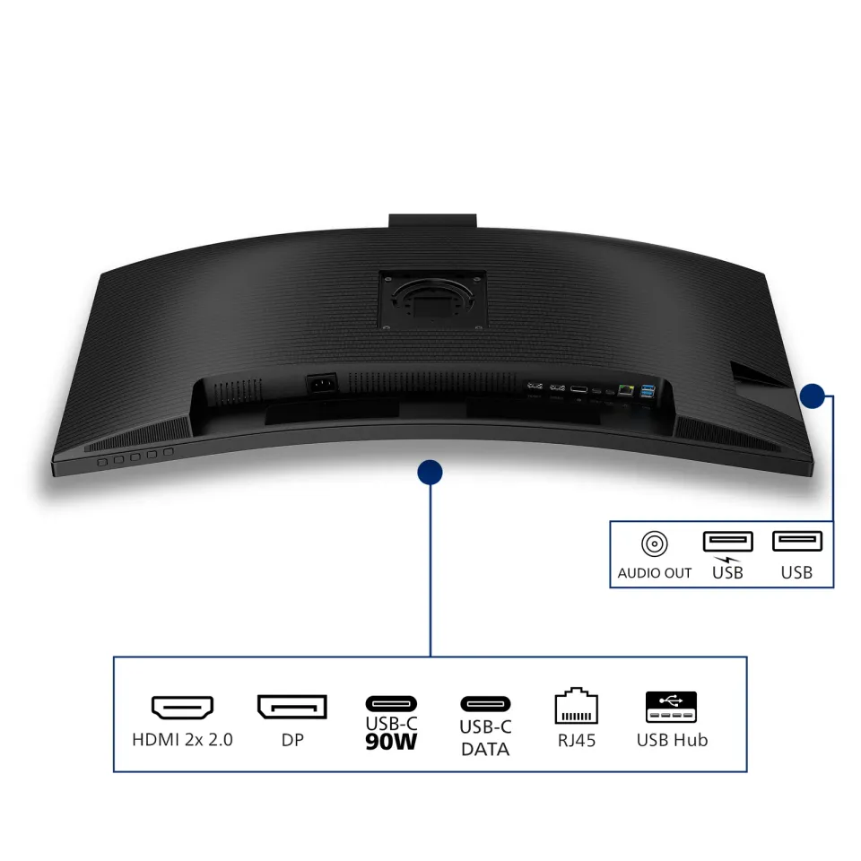 Philips LCD 34B2U3600CH 34" zakř. VA/3440x1440@120Hz/4ms/300cd/2xHDMI/DP/4xUSB/U