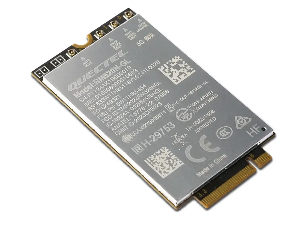 LENOVO 5G modul ThinkPad Quectel RM520N-GL pro T14s G5/P16v G2/T16s G5/P16s G3/P14s G3