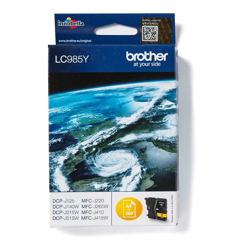 BROTHER LC-985Y originální náplň žlutá - 260 stran