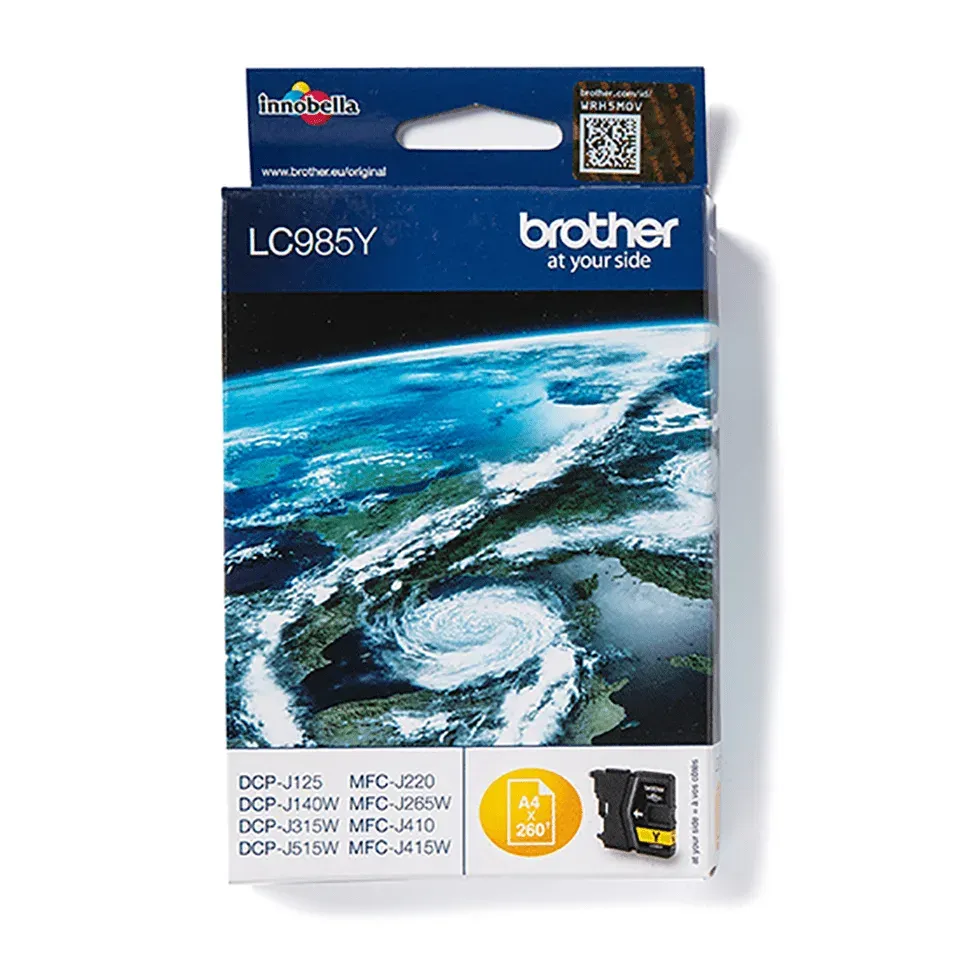 BROTHER LC-985Y originální náplň žlutá - 260 stran