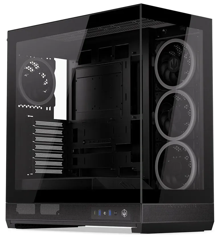 Endorfy Fishtank 6000 Corona,Skříň, E-ATX, 4× ARGB 120mm ventilátor, 2× USB 3.0,