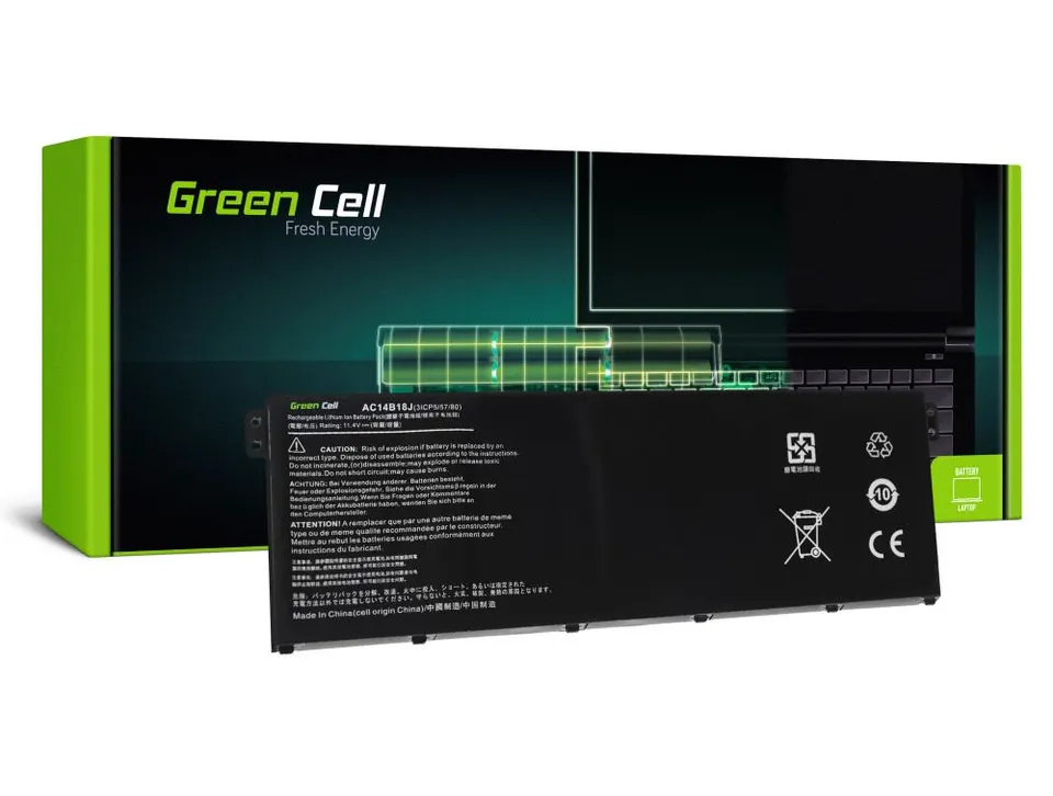Green Cell Battery AC14B13J AC14B18J for Acer Aspire ES1-111M ES1-331 ES1-531 ES
