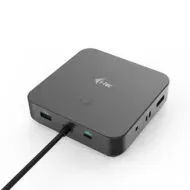 I-tec USB-C HDMI + Dual DP Docking Station with Power Delivery 100 W + i-tec Uni