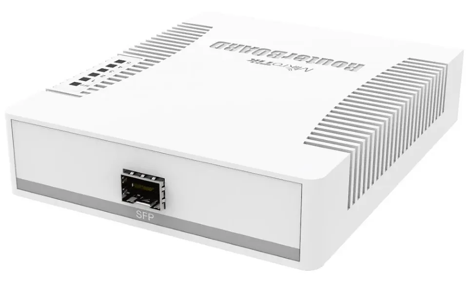 MikroTik RouterBOARD RB260GS (CSS106-5G-1S), Taifatech TF470 CPU, výkonný nastavitelný switch, 5x LAN, 1xSFP slot