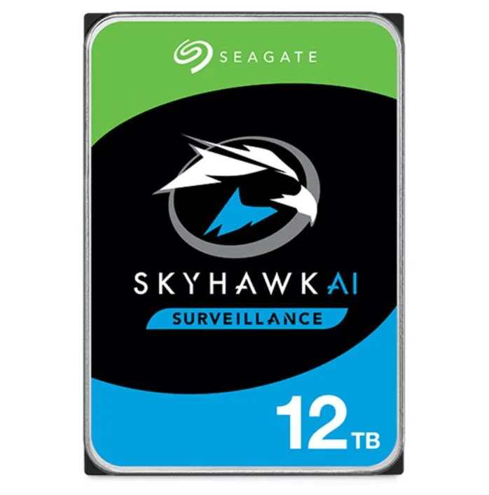 Seagate SkyHawk AI HDD, 12TB, SATAIII, 256MB cache, 7.200RPM (ST12000VE001)