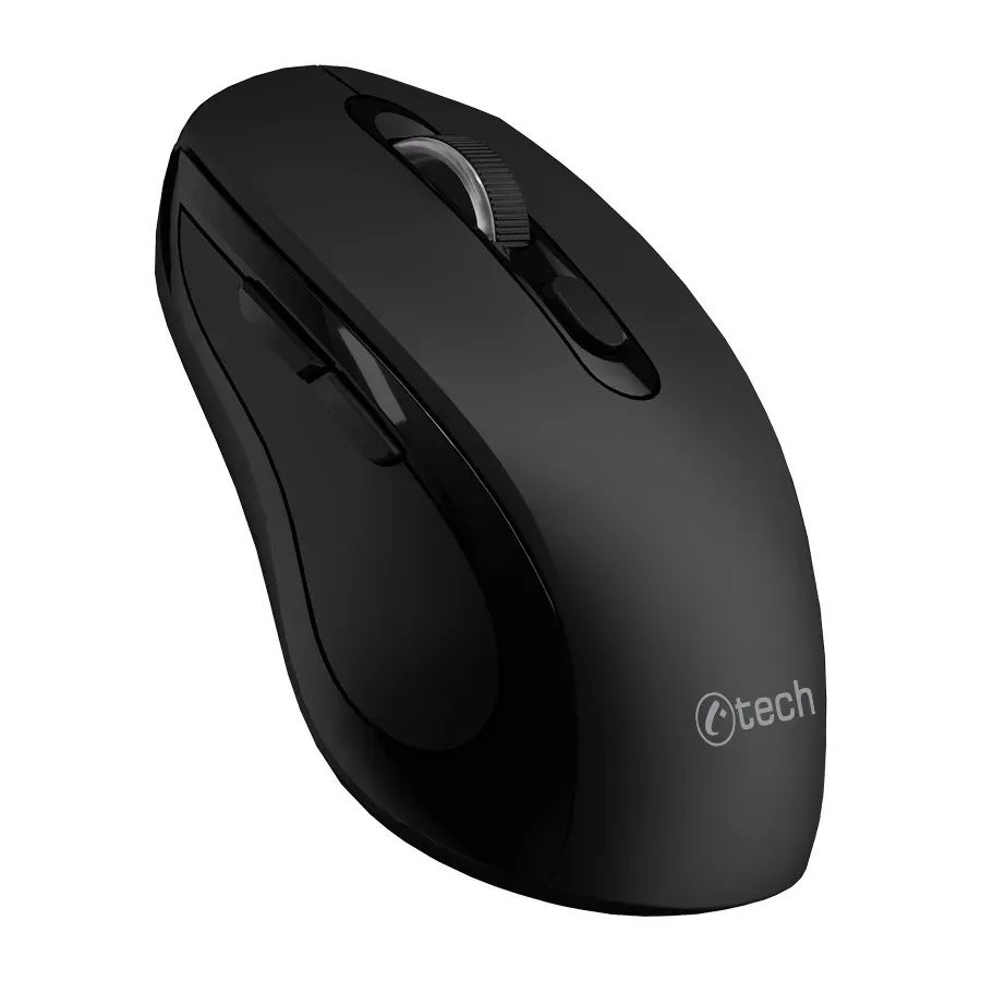 C-TECH myš WLM-12 Dual mode, bezdrátová, BT5.0 + 2,4GHz, 1600DPI, 6 tlačítek, US