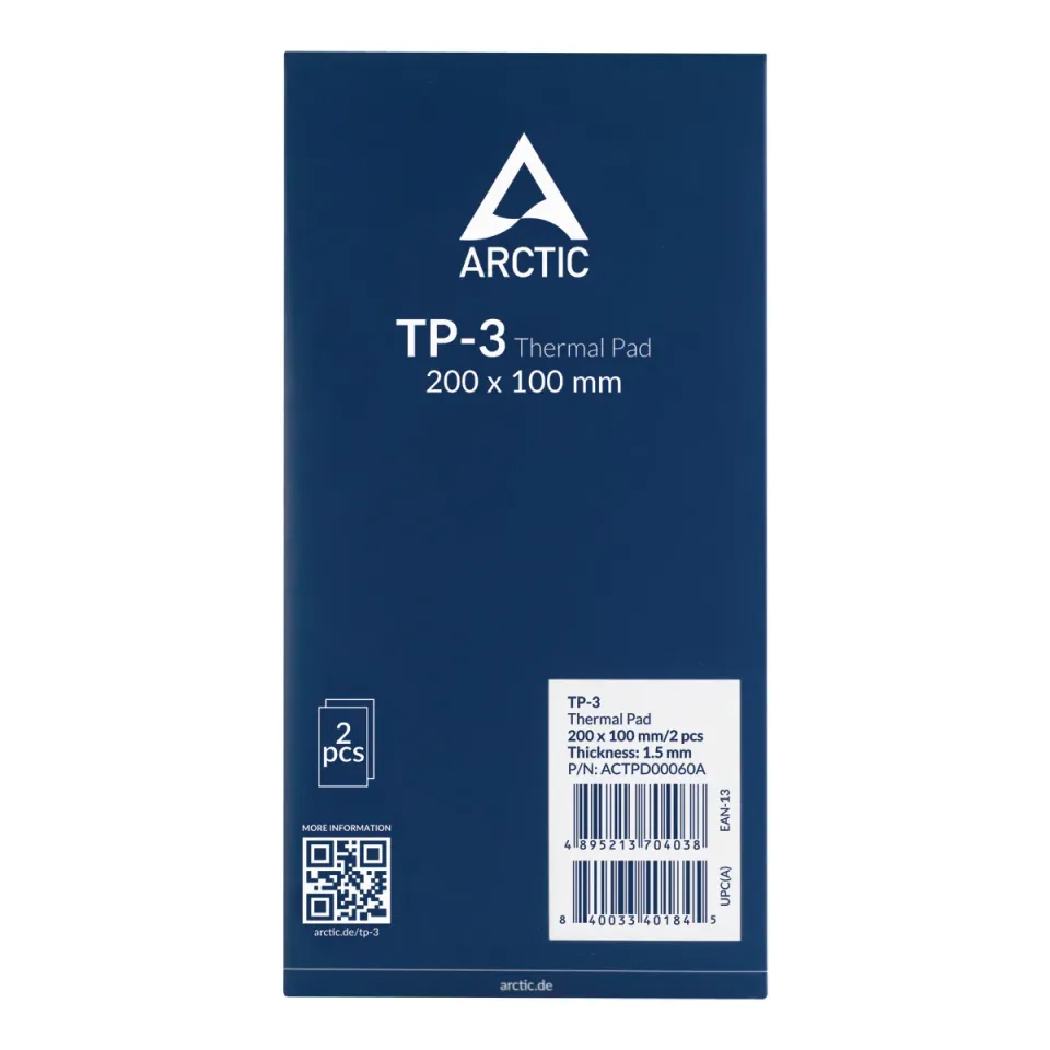 ARCTIC TP-3 Thermal Pad 200x100x1,5mm (balení 2 kusů)