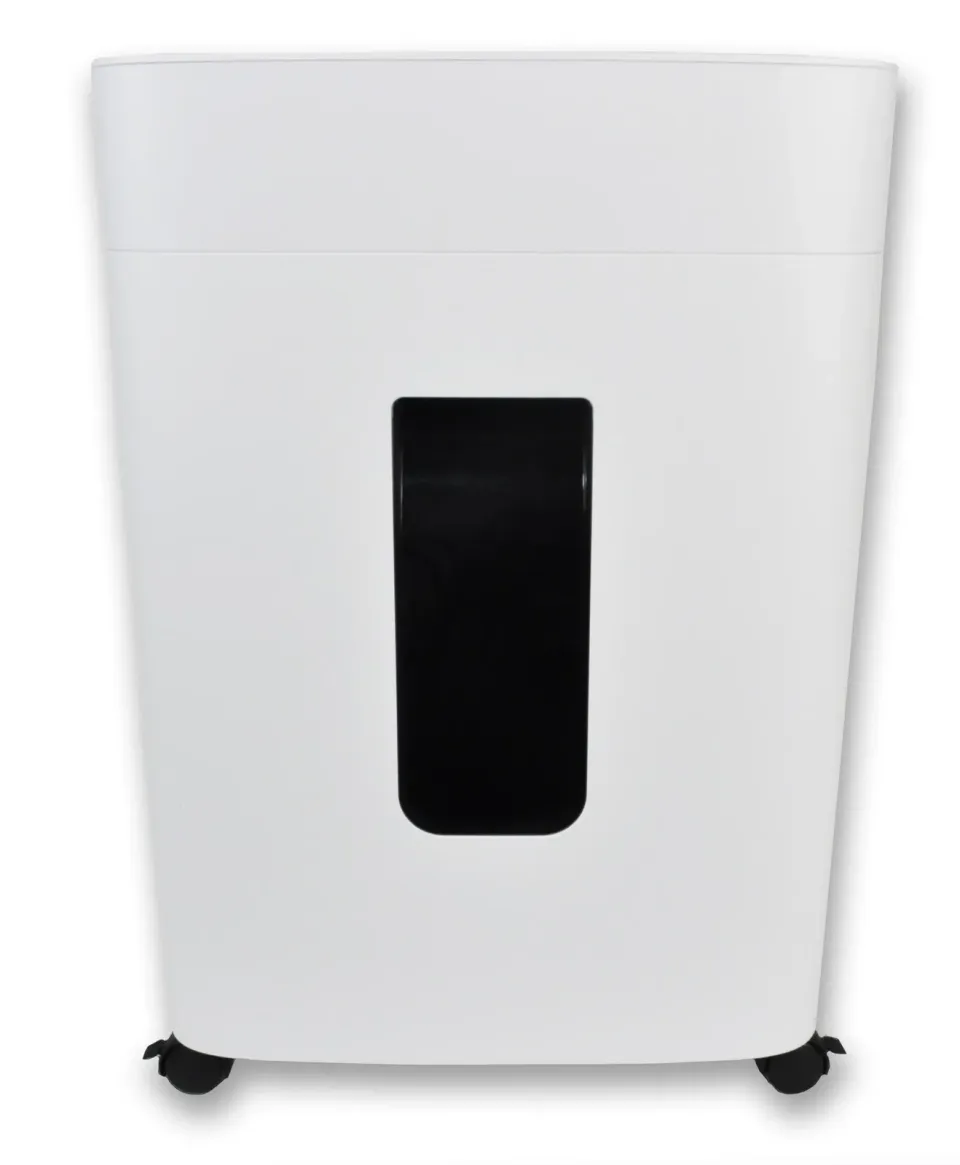 Skartovačka DESQ, 2 x 12 mm, 20l, křížový řez, bílá
