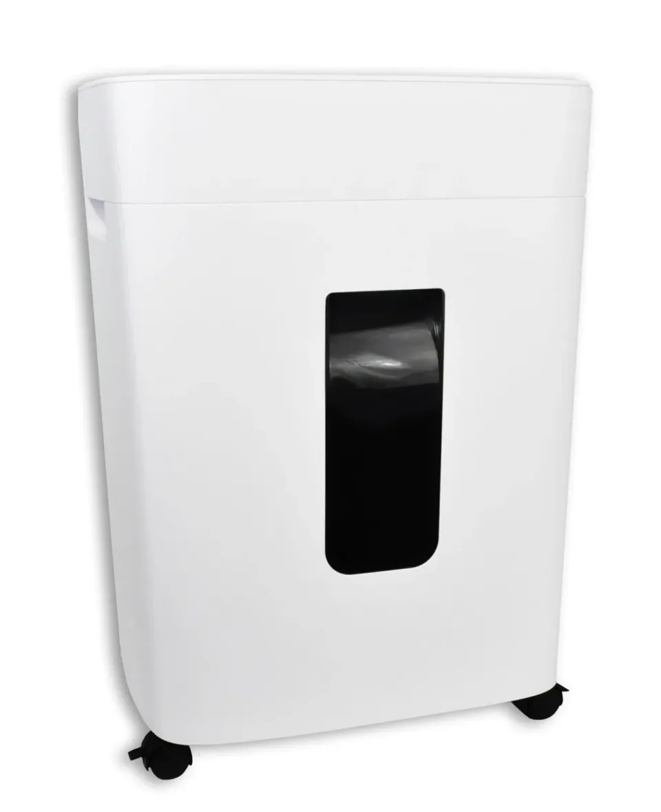 Skartovačka DESQ, 2 x 12 mm, 20l, křížový řez, bílá