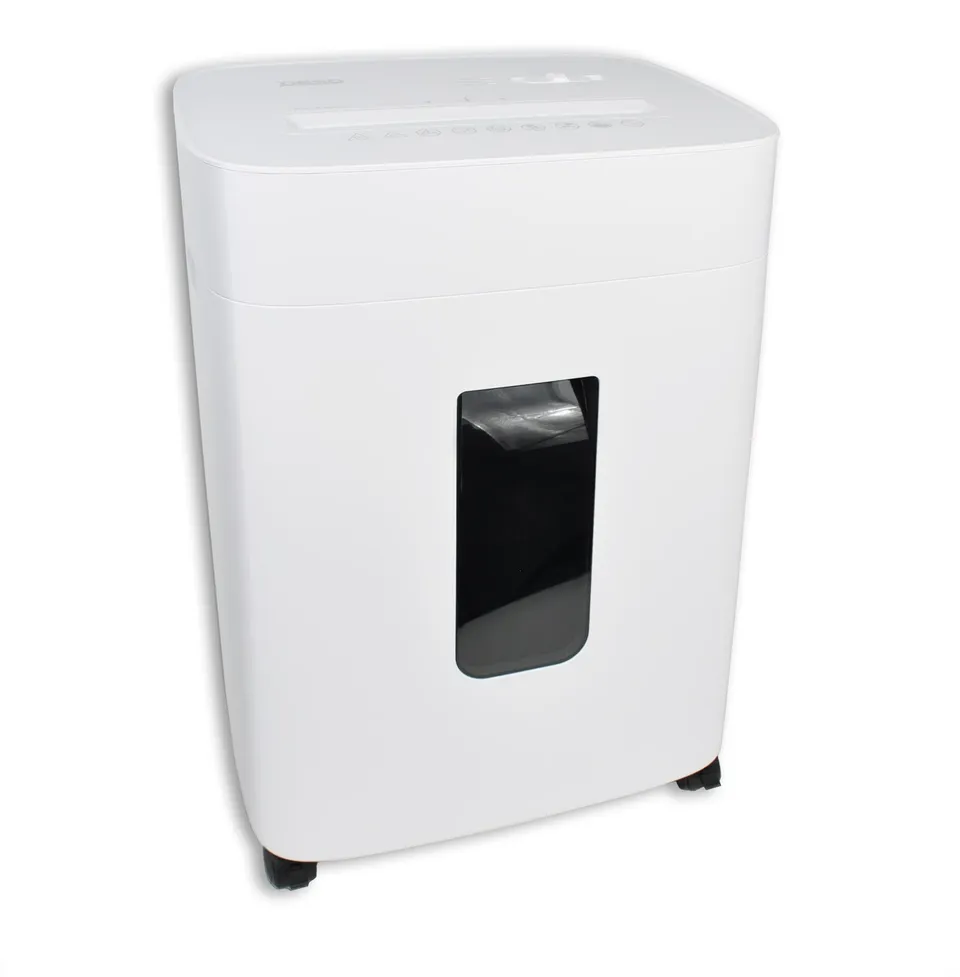 Skartovačka DESQ, 2 x 12 mm, 20l, křížový řez, bílá