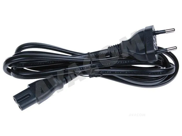 AVACOM Napájecí kabel síťový dvoupinový 1,8m
