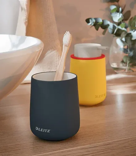 LEITZ Kelímek na tužky Cosy, sametově šedá