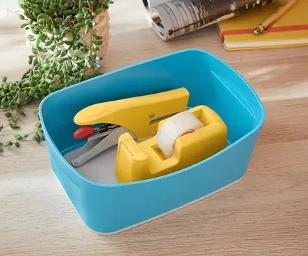 LEITZ Sešívací kleště Cosy na drátky No10, teplá žlutá