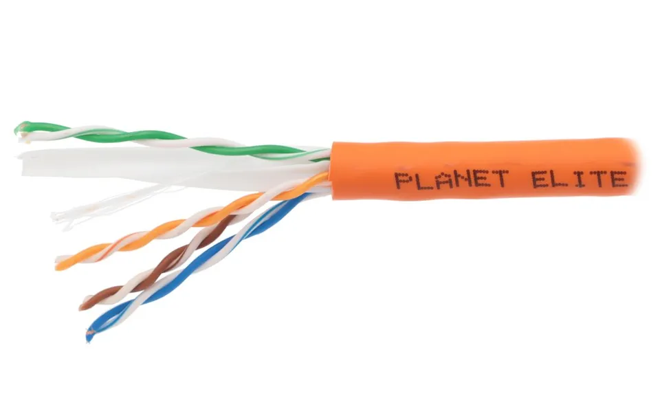 PLANET Elite kabel UTP, drát, 4pár, Cat6, LS0H, B2ca - s1,d1,a1, balení 305m