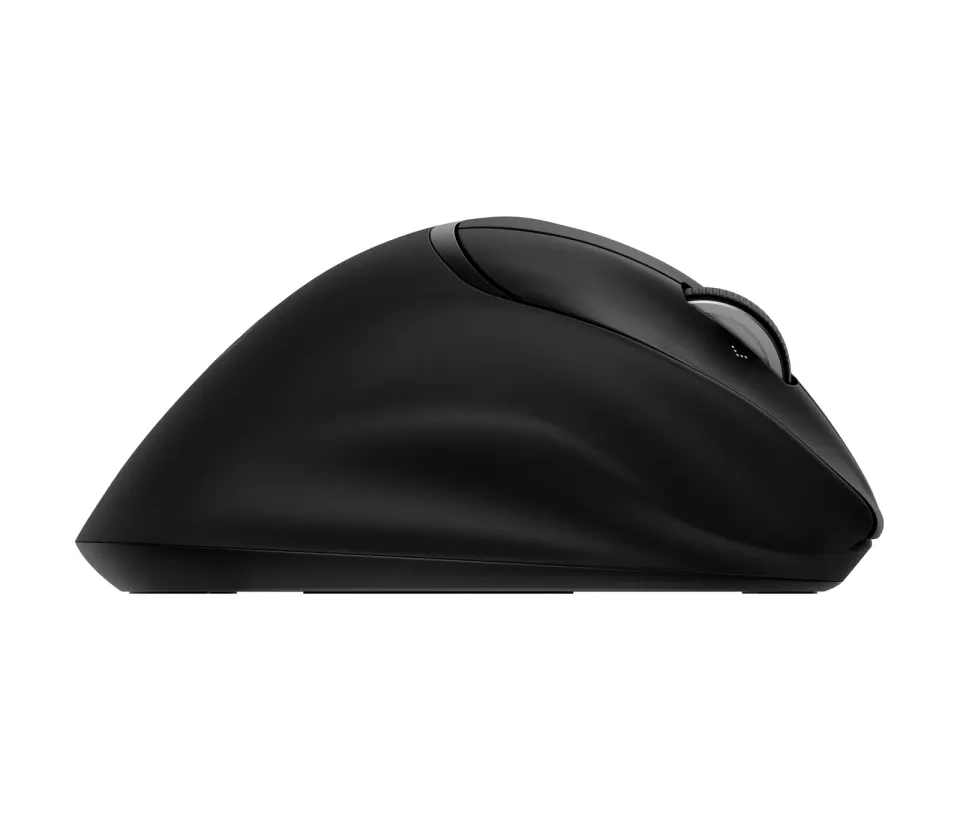 HP Bezdrátová myš HP 720M Tilt Ergonomic Mouse, USB, Bluetooth, 6000 dpi, ergonomická, černá, plné nabití za 3min.