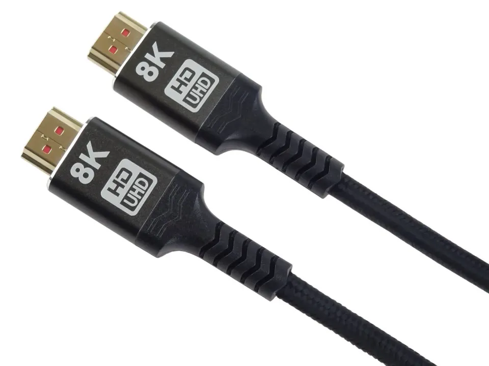 PremiumCord ULTRA HDMI 2.1 High Speed + Ethernet kabel 8K@60Hz,zlacené 2m