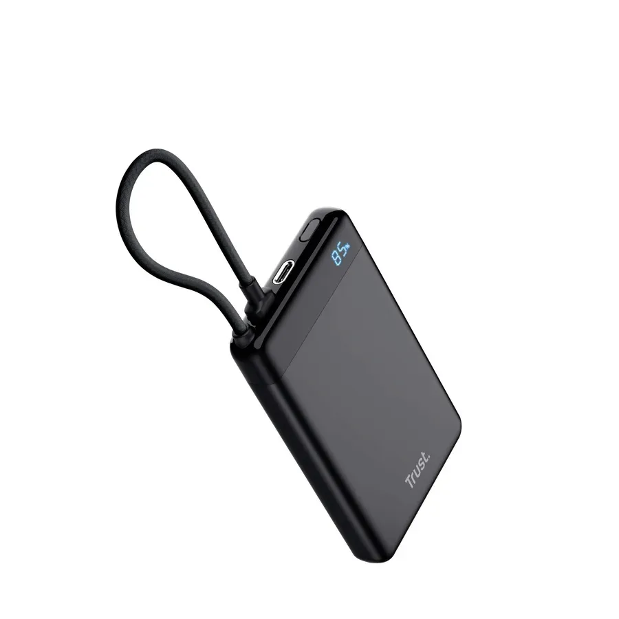 TRUST FIERA 10.000 POWERBANK FIXED CABLE