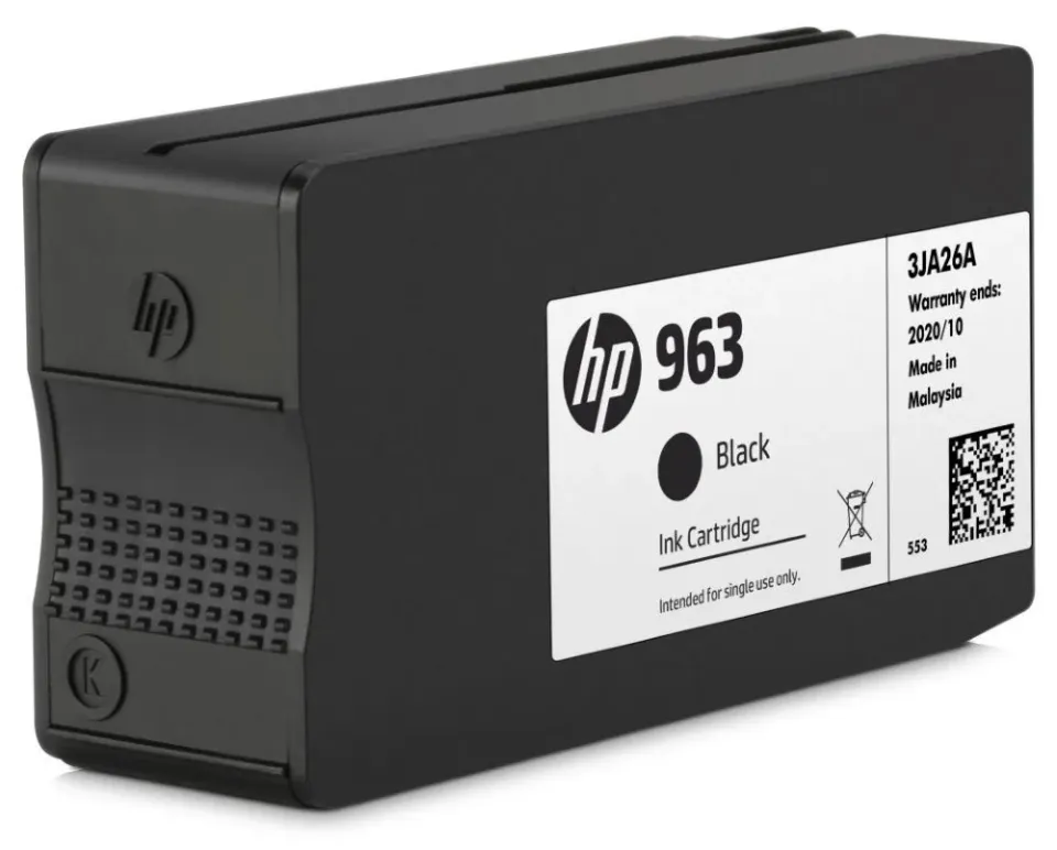 HP 3JA26AE originální náplň černá č.963 (black, cca 1000 stran) (pro OfficeJet Pro 9010, 9013, 9020, 9023, 9022e)
