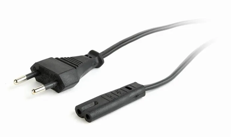 GEMBIRD Power Cord (C8) VDE 2pin 1.8m